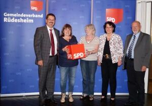 Geschäftsführender Vorstand: Vors. M. Schaller, R.Barthelmeh, H. Alles, J. Haas, W. Ginz, es fehlt M. Ginz